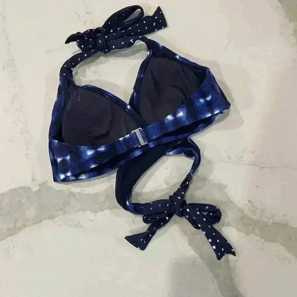 Athleta Wrap Swim Top Zuma Mashiko Print Padded Women’s Size 32B/C - Picture 4 of 7